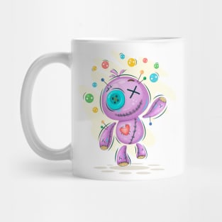 Cartoon voodoo doll Mug